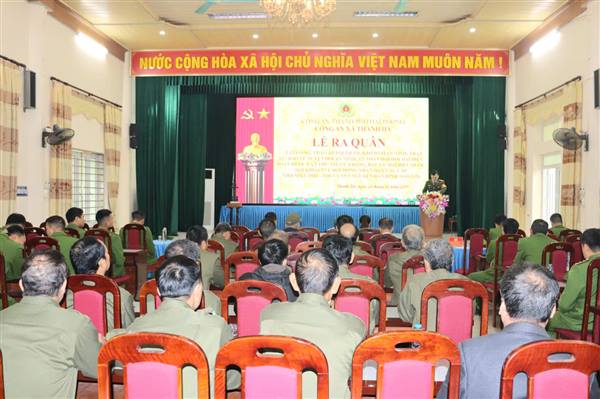 Công an xã Thanh Hà ra quân tấn công, trấn áp tội phạm, bảo đảm an ninh, trật tự, bảo vệ tuyệt đối an ninh, an toàn Đại hội Đại biểu toàn quốc lần thứ XIV của Đảng, bầu cử đại biểu Quốc hội khóa XVI, Hội đồng nhân dân các cấp nhiệm kỳ 2026- 2031 và Tết Nguyên đán Bính Ngọ 2026.