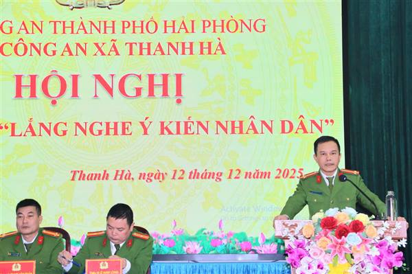 Hội nghị “Công an lắng nghe ý kiến Nhân dân”