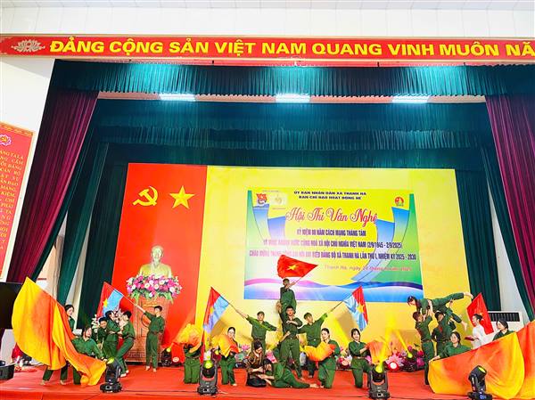  Xã Thanh Hà tổ chức Hội thi văn nghệ kỷ niệm 80 năm Quốc khánh 2/9 và chào mừng thành công Đại hội đại biểu Đảng bộ xã lần thứ I, nhiệm kỳ 2025-2030