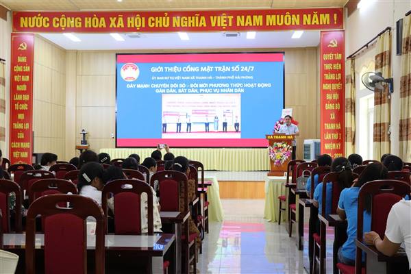 Thanh Hà hưởng ứng Ngày Chuyển đổi số quốc gia 10/10: Từ nền tảng số đến kết quả thực chất