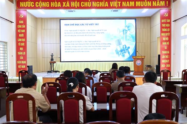 Tập huấn, bồi dưỡng trình độ chuyên môn nghiệp vụ cho đội ngũ cán bộ làm công tác thông tin cơ sở trên địa bàn thành phố năm 2026