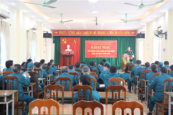 Khai mạc huấn luyện lực lượng Dân quân tự vệ năm thứ nhất năm 2026