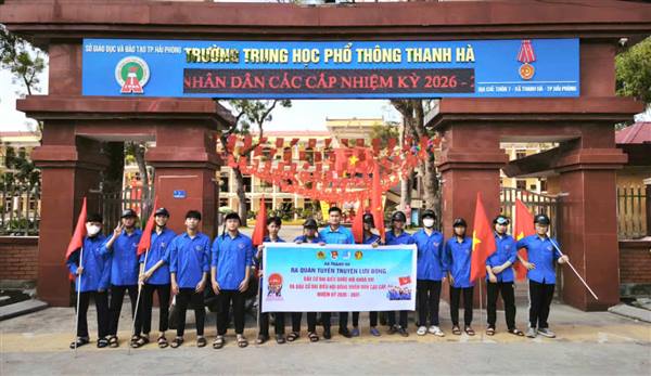 Tuổi trẻ Thanh Hà tích cực tuyên truyền, hướng tới ngày bầu cử đại biểu Quốc hội và HĐND các cấp.