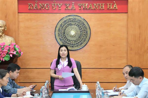 Hội nghị liên tịch thống nhất nội dung, chương trình Kỳ họp thứ nhất HĐND xã Thanh Hà khóa II, nhiệm kỳ 2026- 2031