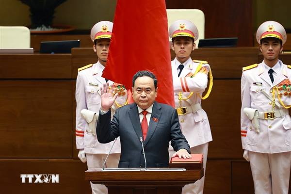Đồng chí Trần Thanh Mẫn tuyên thệ nhậm chức Chủ tịch Quốc hội khóa XVI