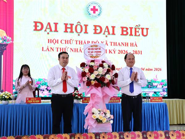 Hội Chữ thập đỏ xã Thanh Hà tổ chức Đại hội đại biểu lần thứ I, nhiệm kỳ 2026-2031