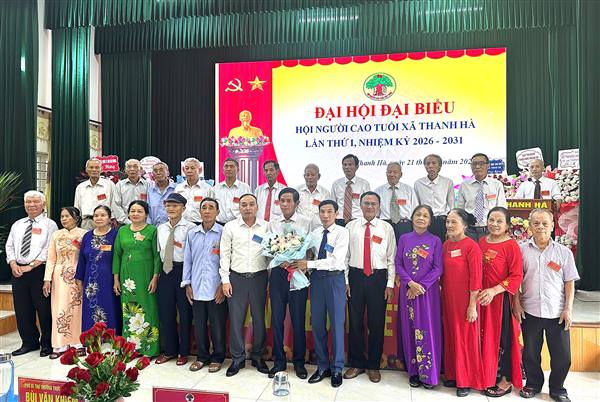 Hội Người cao tuổi xã Thanh Hà tổ chức Đại hội đại biểu lần thứ I, nhiệm kỳ 2026-2031