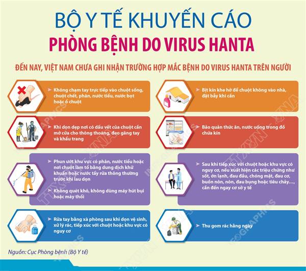 Chủ động phòng ngừa bệnh do Virus Hanta