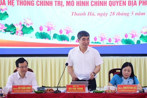 Cấp xã kiến nghị tháo gỡ khó khăn sau 01 năm thực hiện mô hình chính quyền địa phương 02 cấp
