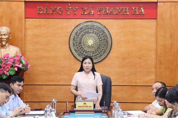 Hội nghị Ban Chấp hành Đảng bộ xã Thanh Hà lần thứ bẩy: Thông qua phương án sắp xếp, tổ chức lại các thôn trên địa bàn xã