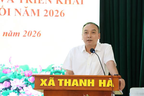 MTTQ và các đoàn thể xã Thanh Hà sơ kết công tác 6 tháng đầu năm 2026, đề ra nhiệm vụ trọng tâm 6 tháng cuối năm