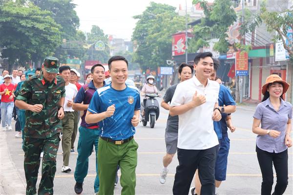 Xã Thanh Hà tổ chức ngày chạy “Chung một quyết tâm xây dựng xã, phường, đặc khu không ma túy”