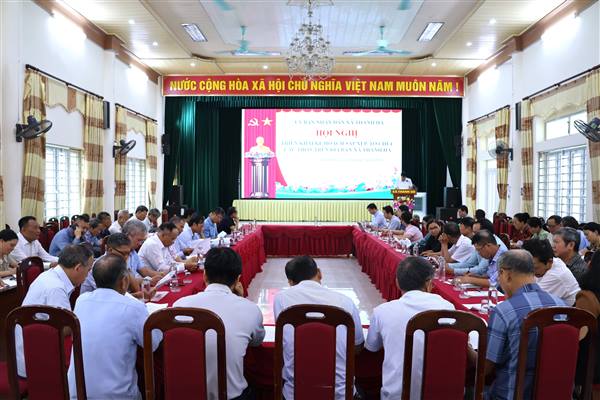 Thanh Hà triển khai kế hoạch sắp xếp, tổ chức các thôn tại địa bàn