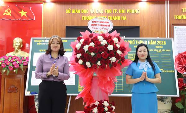 Thanh Hà: Lãnh đạo xã thăm, động viên các Hội đồng thi tốt nghiệp THPT năm 2026