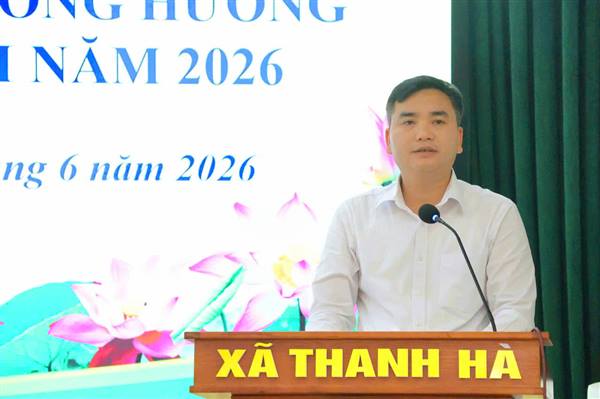 Ban Chỉ huy Quân sự xã sơ kết nhiệm vụ Quốc phòng - Quân sự địa phương 6 tháng đầu năm 2026