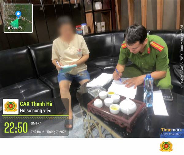 Công an xã Thanh Hà xử phạt vi phạm hành chính 110 triệu đồng đối với 7 cơ sở kinh doanh có điều kiện về ANTT