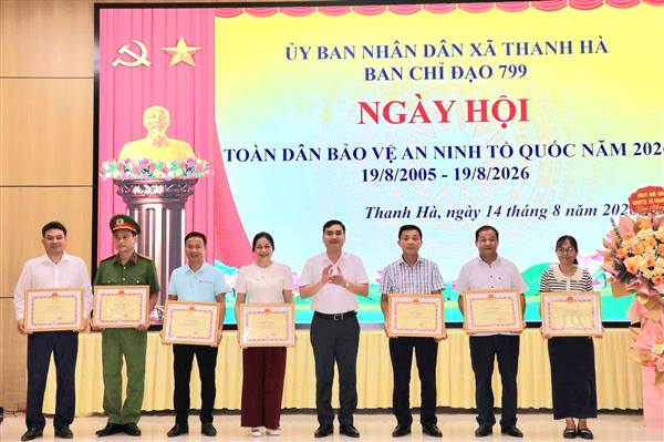 Thanh Hà tổ chức Ngày hội toàn dân bảo vệ an ninh Tổ quốc năm 2026
