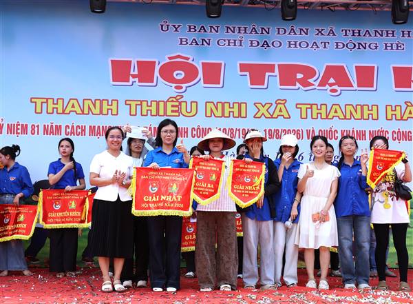 Hội trại hè xã Thanh Hà năm 2026 thành công tốt đẹp