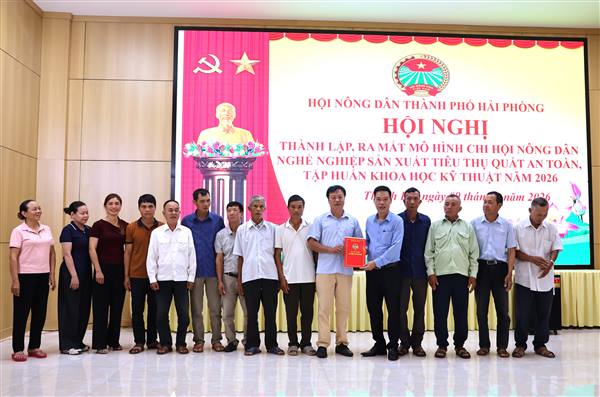 Hội Nông dân xã Thanh Hà ra mắt mô hình Chi hội nghề nghiệp sản xuất và tiêu thụ Quất an toàn và tập huấn khoa học kỹ thuật năm 2026
