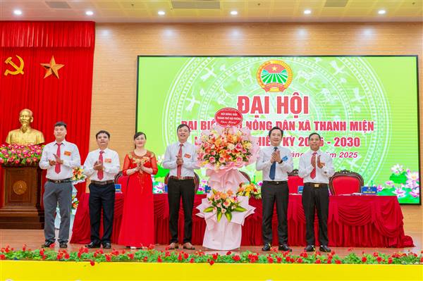 Đại hội đại biểu Hội Nông dân xã Thanh Miện lần thứ I, nhiệm kỳ 2025 - 2030 thành công tốt đẹp