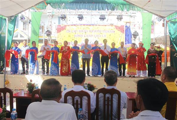 Thôn Cao Lý long trọng tổ chức Lễ khánh thành Đình làng – Di sản văn hóa truyền thống địa phương