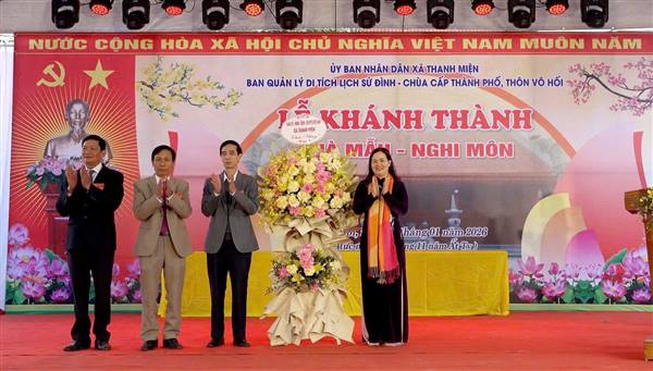 Khánh thành Nhà Mẫu – Nghi môn chùa Vô Hối