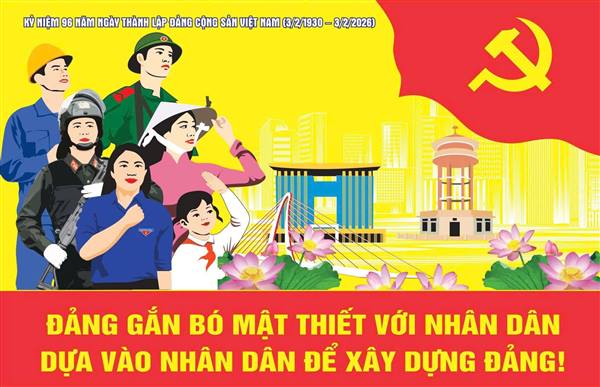 Kỷ niệm 96 năm Ngày thành lập Đảng Cộng sản Việt Nam