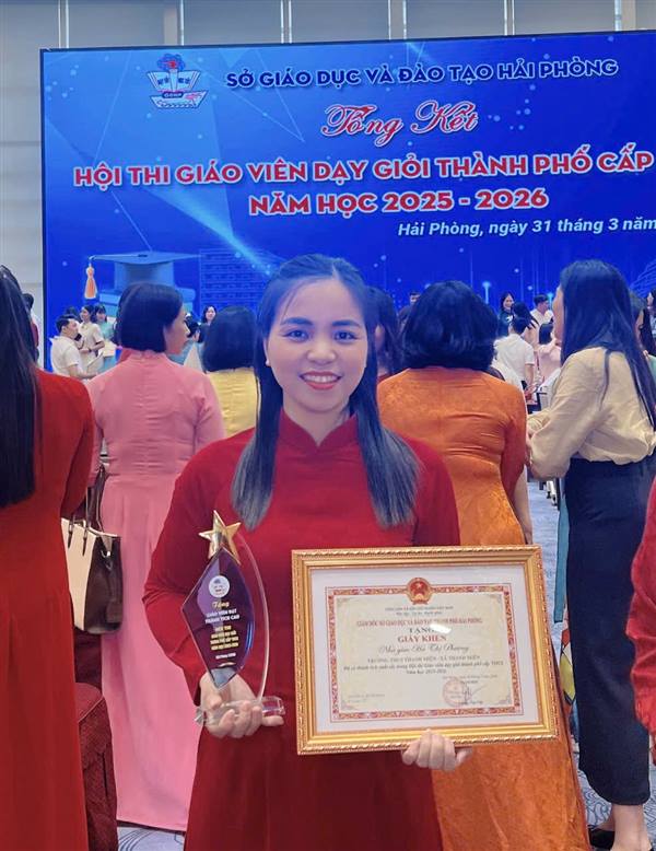 Thanh Miện: 15 giáo viên đạt danh hiệu giáo viên giỏi cấp thành phố