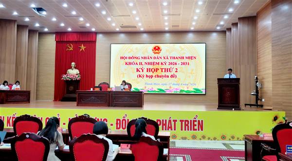 Hội đồng nhân dân xã Thanh Miện khóa II tổ chức Kỳ họp thứ 2 