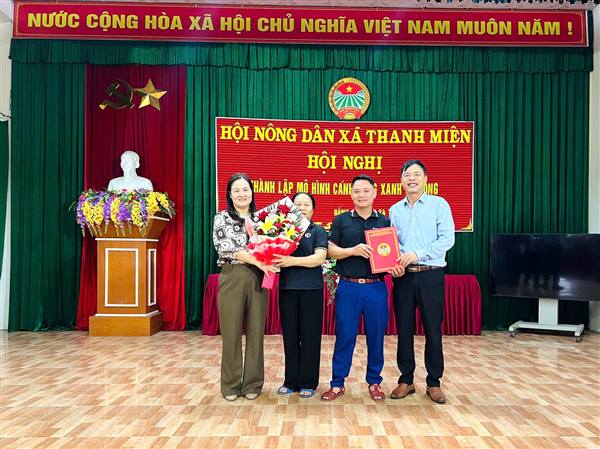 Hội Nông dân xã Thanh Miện ra mắt Câu lạc bộ “Cánh đồng xanh 3 không”