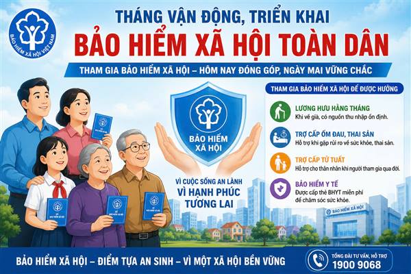 Bảo hiểm xã hội – điểm tựa an sinh trọn đời