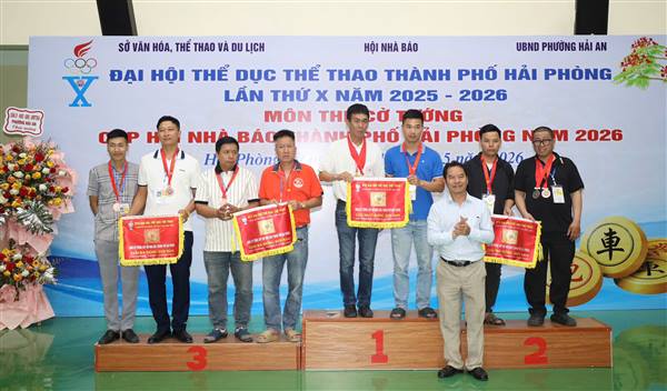 Xã Thanh Miện giành  Huy chương Đồng tại Giải cờ tướng Đại hội Thể dục Thể thao thành phố Hải Phòng lần thứ X năm 2026