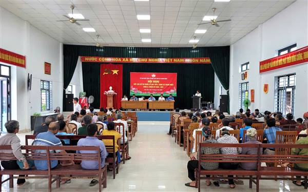 HĐND xã Thanh Miện tổ chức tiếp xúc cử tri trước kỳ họp thứ 5, khóa II, nhiệm kỳ 2026 - 2031