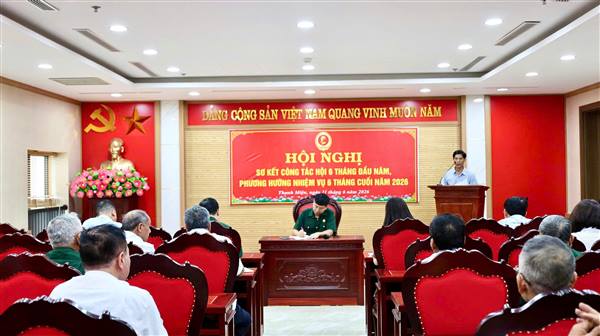Hội Cựu chiến binh xã Thanh Miện sơ kết công tác Hội 6 tháng đầu năm 2026