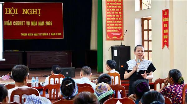 Hợp tác xã Dịch vụ nông nghiệp Cao Thắng tổ chức hội nghị chuyển giao khoa học kỹ thuật phục vụ sản xuất vụ Mùa năm 2026