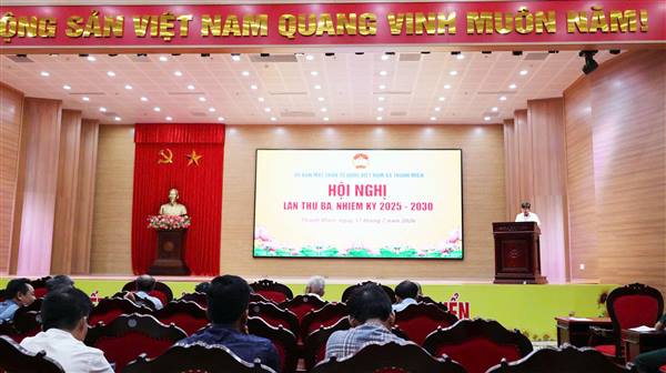 Ủy ban MTTQ Việt Nam xã Thanh Miện nhiệm kỳ 2025 - 2030 tổ chức Hội nghị lần thứ Ba
