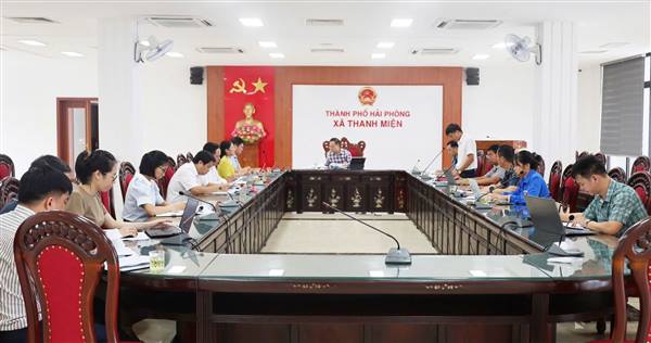 UBND xã Thanh Miện tổ chức Hội nghị Ban Chỉ đạo thực hiện các Chương trình mục tiêu quốc gia