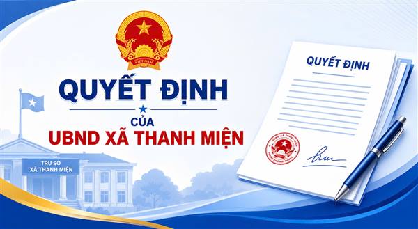 Quyết định về việc điều động viên chức đến công tác tại Trường Mầm non Thanh Miện II, xã Thanh Miện