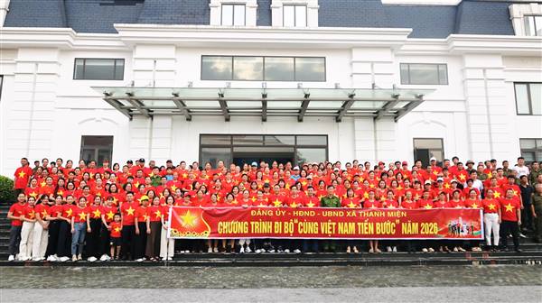 Xã Thanh Miện hưởng ứng Chương trình “Cùng Việt Nam tiến bước” năm 2026