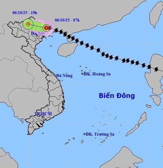 Sáng nay, sau khi đi sâu vào đất liền tỉnh Quảng Tây (Trung Quốc), bão số 11 đã suy yếu thành áp thấp nhiệt đới.