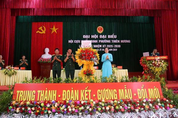 ĐẠI HỘI ĐẠI BIỂU HỘI CỰU CHIẾN BINH PHƯỜNG THIÊN HƯƠNG LẦN THỨ I, NHIỆM KỲ 2025 – 2030. 🍃🌟🍃🌟🍃🌟