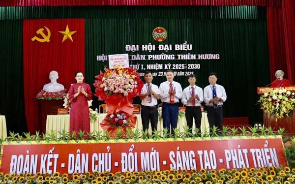 ĐẠI HỘI ĐẠI BIỂU HỘI NÔNG DÂN PHƯỜNG THIÊN HƯƠNG LẦN THỨ I, NHIỆM KỲ 2025 – 2030 🌾 💐🌾 💐🌾