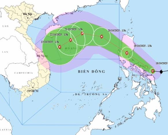 FENGSHEN SẼ VÀO BIỂN ĐÔNG TRONG CHIỀU MAI (19/10)