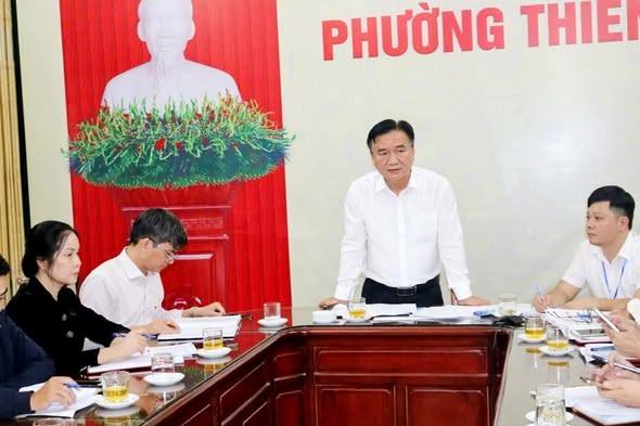 UBND phường Thiên Hương tổ chức Phiên họp thường kỳ.
