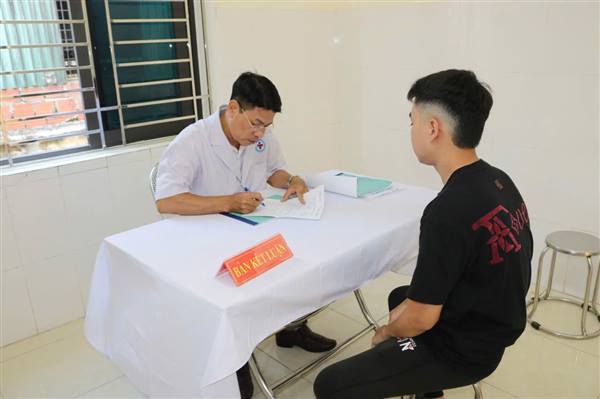 PHƯỜNG THIÊN HƯƠNG TỔ CHỨC KHÁM SỨC KHỎE NGHĨA VỤ QUÂN SỰ NĂM 2027