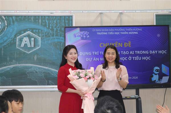 ĐỔI MỚI SÁNG TẠO DẠY VÀ HỌC TẠI TRƯỜNG TIỂU HỌC THIÊN HƯƠNG