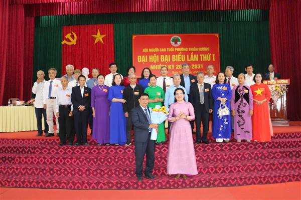 PHƯỜNG THIÊN HƯƠNG TỔ CHỨC THÀNH CÔNG ĐẠI HỘI ĐẠI BIỂU HỘI NGƯỜI CAO TUỔI LẦN THỨ I (NHIỆM KỲ 2026-2031)   