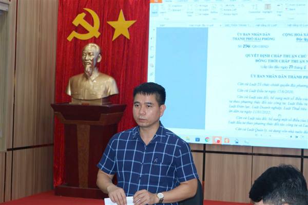 Hội nghị triển khai thực hiện công tác bồi thường, hỗ trợ tái định cư khi Nhà nước thu hồi đất thực hiện Dự án đường dây  và TBA 110kV Bắc Sông Cấm 2 tại phường Thiên Hương
