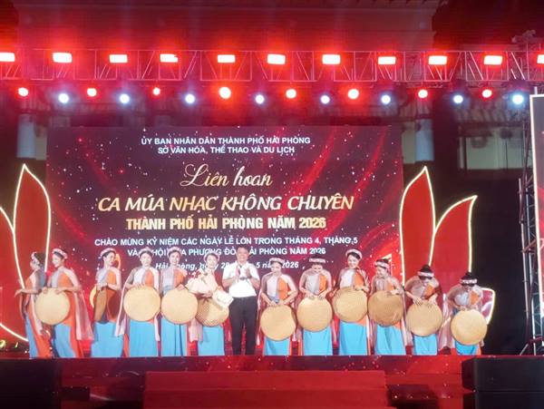 RỰC RỠ SẮC MÀU PHƯỜNG THIÊN HƯƠNG TẠI LIÊN HOAN CA MÚA NHẠC KHÔNG CHUYÊN THÀNH PHỐ HẢI PHÒNG NĂM 2026