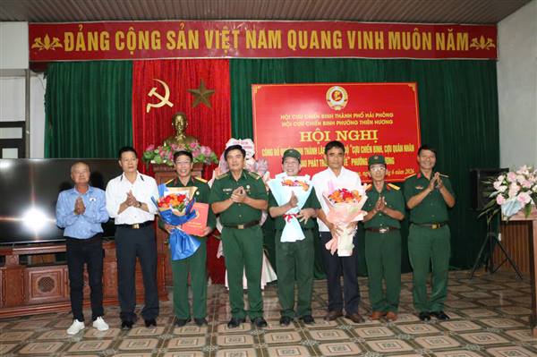 Ra mắt Câu lạc bộ “Cựu chiến binh, Cựu quân nhân giúp nhau phát triển làm kinh tế giỏi” phường Thiên Hương